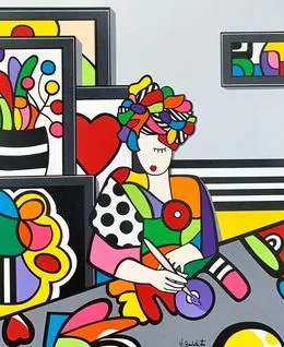L’artiste 100 x 120 cm